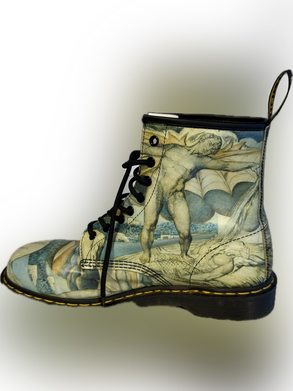 Rare Dr. Martens 1460 William Blake Art Print Boots Men’s US 11 EU 45 Surreal - Picture 3 of 9